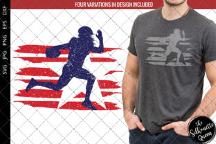 American Football -1 Flag: Graphics for Crafts