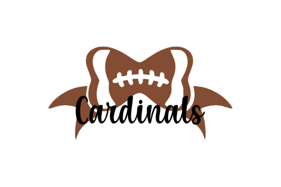 Cardinals Football Bow Graphic: Crafts & Graphics Review