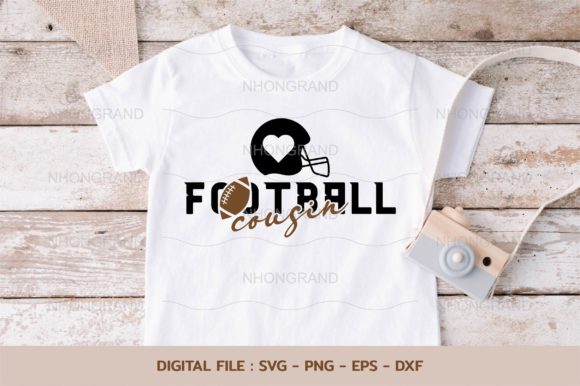 Cousin Love Football Graphics for Crafts