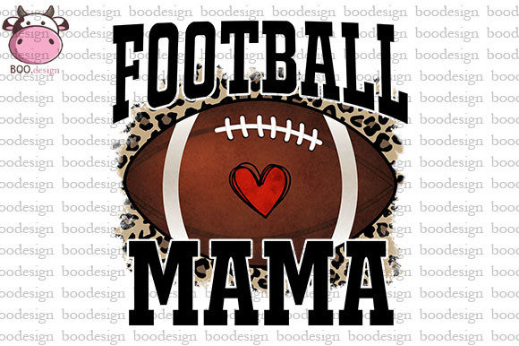 Football Mama Sublimation PNG for Crafts Graphics