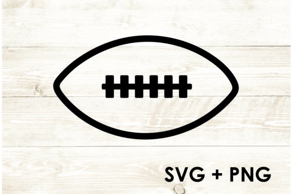 Football Super Simple Outline Ball Shape Graphics & Crafts
