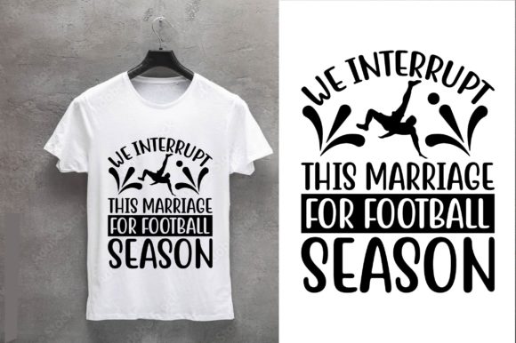 Football SVG Design We Interrupt This Ma: Crafts & Graphics