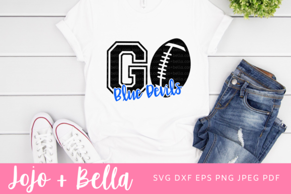 Go Blue Devils Svg: Graphics & Crafts for Local Branding