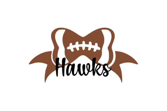 Hawks Football Bow Graphic: Crafts & Graphics Review