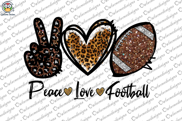 Peace Love Football Sublimation: An Embroidery Review